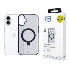 3mk Smoke Case Mag for Apple iPhone 16 plus - transparent