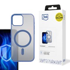 3mk Frosty MagCase Blue Case for Apple iPhone 15 - Transparent