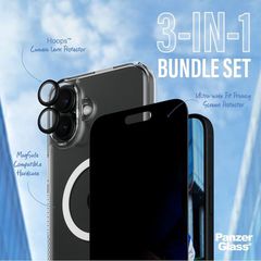 PanzerGlass - iPhone 16 Plus 3-in-1 Privacy Protect Bundle-thumb-2