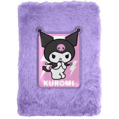 Hello Kitty Kuromi plush notebook