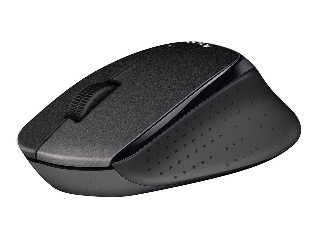 Logitech - M330 Mouse USB Optical Black Wireless / Computers