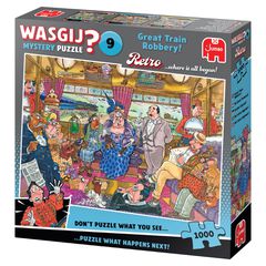 Wasgij - Retro Mystery - #9 Great Train Robbery! (1000 pieces) (1110100504) / Toys