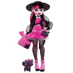 Monster High – Core Doll with Pet - Draculaura (HRP64) / Toys