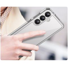 Outer Space Case with Gel Frame for Samsung Galaxy S25+ - Transparent-thumb-4