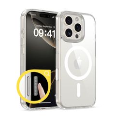 Tech-Protect Flexair Hybrid CC Magsafe iPhone 16 Pro Case - Clear-thumb-1
