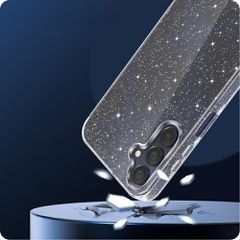 Tech-Protect FlexAir Case for Samsung Galaxy S25 - Clear-Glitter-thumb-2