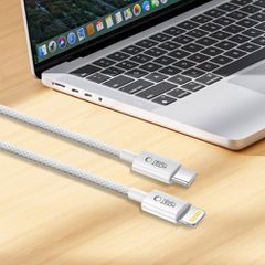 Tech-Protect UltraBoost USB-C / Lightning PD27W/3A cable 200 cm - gray-thumb-4