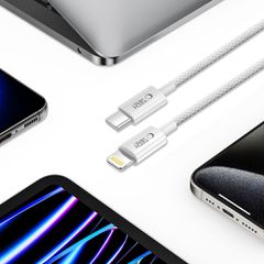 Tech-Protect UltraBoost USB-C / Lightning PD27W/3A cable 200 cm - gray-thumb-3