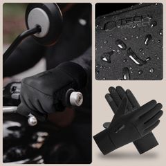 Tech-Protect WG01 Gloves with Touch Tips M - Black-thumb-4