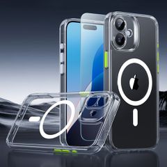 ESR Classic Pro Set Halolock MagSafe iPhone 16 Case - Clear-thumb-1