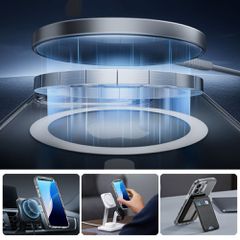 ESR Classic Pro Set Halolock MagSafe iPhone 16 Case - Clear-thumb-2