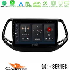 Cadence QG Series 8Core Android13 4+64GB Jeep Compass 2017> Navigation Multimedia Tablet 10″