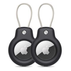 Tech-Protect Rough Vein 2-pack case for Apple AirTag - black-thumb-0