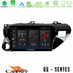 Cadence QG Series 8Core Android13 4+64GB Toyota Hilux 2017-2021 Navigation Multimedia Tablet 10″