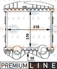 BEHR-HELLA ΨΥΓΕΙΟ INTERCOOLER SMART HELLA 8ML 376 723-021