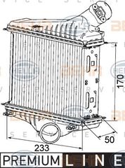 BEHR-HELLA ΨΥΓΕΙΟ INTERCOOLER HELLA 8ML 376 746-081