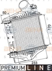 BEHR-HELLA ΨΥΓΕΙΟ INTERCOOLER SMART HELLA 8ML 376 746-241