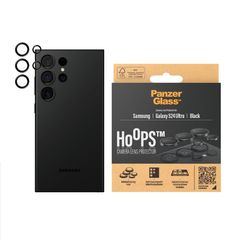 PanzerGlass - Hoops - Camera Lens Protector - Samsung Galaxy S24 Ultra - Black / Electronics