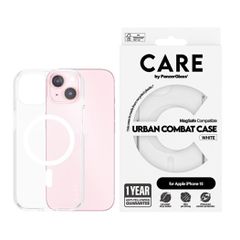 CARE by PanzerGlass - Flagship Case Transparent Urban Combat w. White MagSafe - iPhone 15 / Electronics