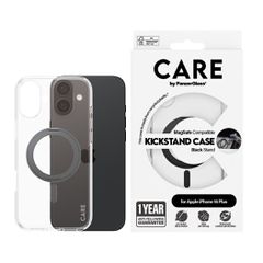 CARE by PanzerGlass - Case - Transparent Black - MagSafe - iPhone 16 Plus / Electronics
