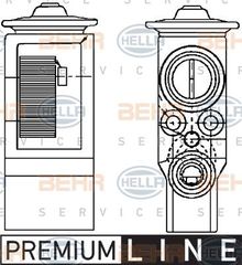 BEHR-HELLA ΒΑΛΒΙΔΑ ΕΚΤΟΝΩΣΗΣ A/C HELLA 8UW 351 234-111