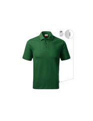 Men's Resist Heavy Polo Shirt Bottle Green 06 brand label