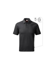 Men's Resist Heavy Polo Shirt ebony gray 94 brand label