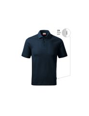 Men's Resist Heavy Polo Shirt Navy 02 brand label