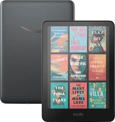 Amazon - Kindle Colorsoft Signature Edition (32 GB) – With color display, wireless charging, and long battery life - 2024 - Metallic Black / Electronics
