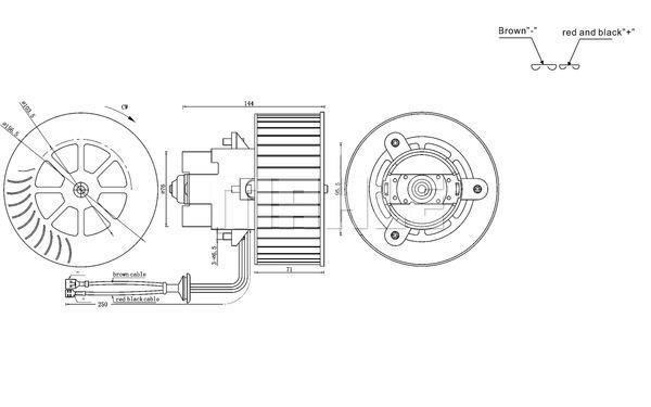 MAHLE-BEHR ΒΕΝΤΙΛΑΤΕΡ ΕΣΩΤΕΡΙΚΟΥ ΧΩΡΟΥ MAHLE AB 6 000S