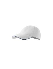 Unisex Sandwich Cap 6P White-thumb-3