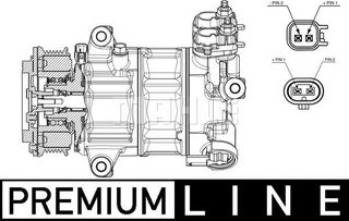MAHLE-BEHR ΚΟΜΠΡΕΣΕΡ A/C MAHLE ACP 654 000P