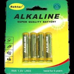 Rekter Power Αλκαλικές Μπαταρίες AAA 1.5V 4τμχ