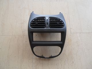 Κεντρική κονσόλα ταμπλού με αεραγωγούς Peugeot 206 1998-2009