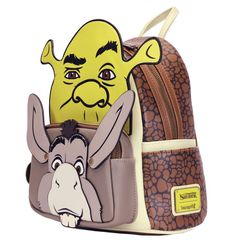 Loungefly Shrek - Shrek & Donkey backpack 31cm-thumb-1