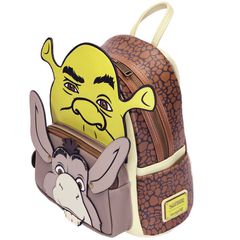 Loungefly Shrek - Shrek & Donkey backpack 31cm-thumb-2