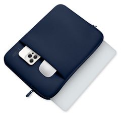 Tech-Protect Neoprene Laptop Case 15-16" - Navy Blue-thumb-4