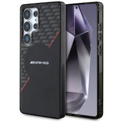 AMG Double Layer Rhombs MagSafe Case for Samsung Galaxy S25 Ultra - Black/Red