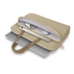Tech-Protect Carrying Bag for 13-14" Laptop - Beige-thumb-2