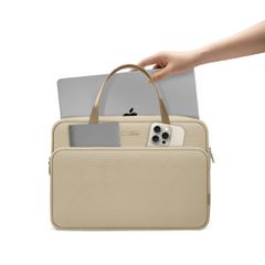 Tech-Protect Carrying Bag for 13-14" Laptop - Beige-thumb-4