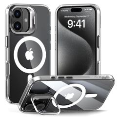 Tech-Protect MagStand MagSafe iPhone 16 Case - Clear-thumb-0