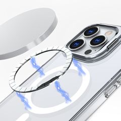 Tech-Protect MagStand MagSafe iPhone 16 Case - Clear-thumb-3