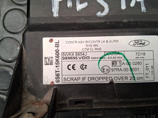 FORD FIESTA Μονάδα άνεσης-thumb-3