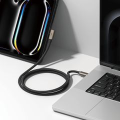 Ringke 3.2 gen. 2x2 USB-C, PD 3.1 240W 2m angled cable - black-thumb-4