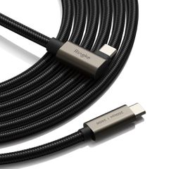 Ringke 3.2 gen. 2x2 USB-C, PD 3.1 240W 2m angled cable - black-thumb-2