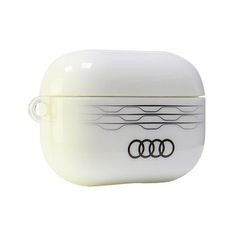 Audi IML Geometric Pattern Case for AirPods Pro 2 - White-thumb-3