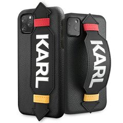 Karl Lagerfeld Strap Case for iPhone 11 Pro 5.8" - Black-thumb-0