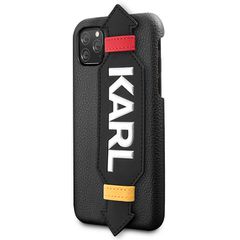 Karl Lagerfeld Strap Case for iPhone 11 Pro 5.8" - Black-thumb-1