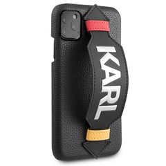 Karl Lagerfeld Strap Case for iPhone 11 Pro 5.8" - Black-thumb-4