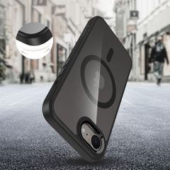 Tech-Protect MagMat MagSafe iPhone 16e Case - Black-Transparent-thumb-3